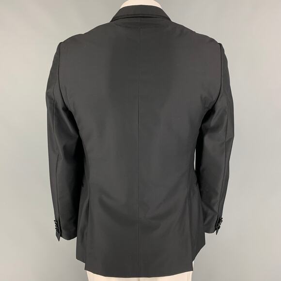 PAUL SMITH Size 42 Black Wool Peak Lapel Sport Coat - Picture 3 of 6